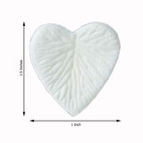 500 Pack | Ivory Silk Heart Confetti Party Table Scatters