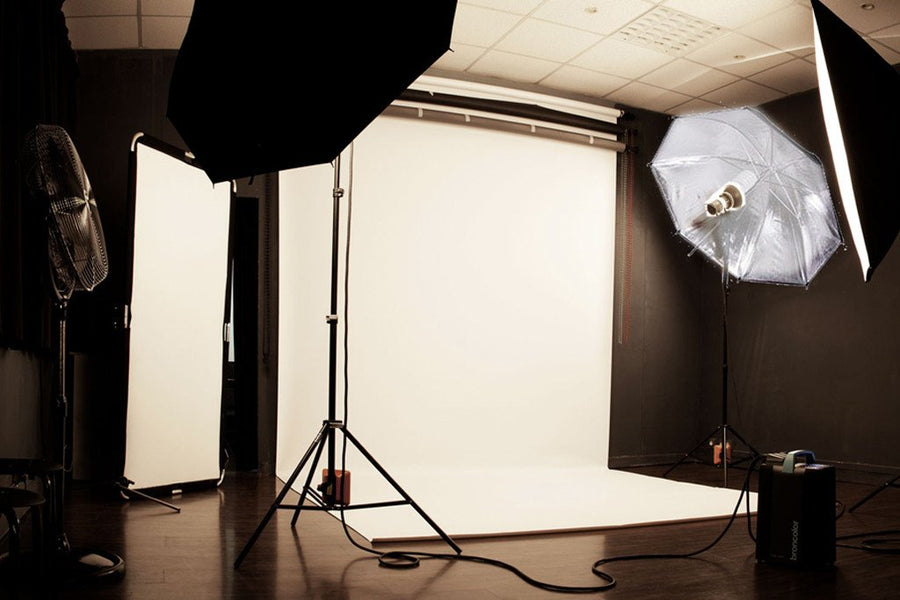 600W Professional Photography Video Studio Continuous Light Kit With Umbrellas