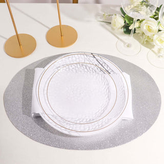 Add Sparkle to Your Table with Silver Sparkle Placemats Add Sparkle to Your Table with Silver Sparkle Placemats