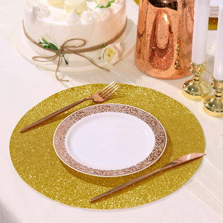 Enhance Your Event Decor with Non-Slip Glitter Table Mats