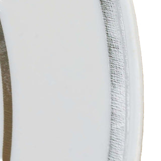 Elegant White Silver Rimmed Plastic Bowls for Stylish Events Elegant White Silver Rimmed Plastic Bowls for Stylish Events