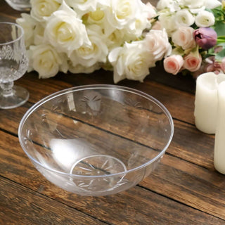 32oz Clear Plastic Salad Bowls - Convenient and Stylish Serving Option 32oz Clear Plastic Salad Bowls - Convenient and Stylish Serving Option