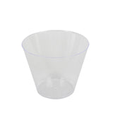 25 Pack | 9oz Clear Crystal Collection Plastic Tumblers Cups, Disposable Cocktail Cups