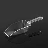 6 Pack - 6inch Clear Plastic Scoop, Candy Scooper, Popcorn Scoop Spoon#whtbkgd