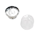 12 Pack | 3 inch Silver Mini Cake Stand Bell Jars, Candy Container