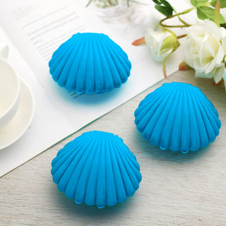 Stunning Blue Seashell Treats Jewelry Beach Party Favor Boxes