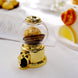 12 Pack | Gold Mini Gumball Machine Party Favor Gift Boxes, Candy Treat Containers - 4Inch