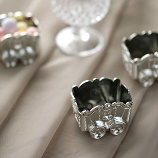 Small Candy Container Gift Boxes in Silver