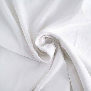 Versatile White Polyester Fabric for Event Decor Versatile White Polyester Fabric for Event Decor