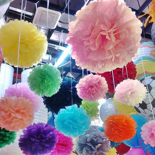 Create a Magical Atmosphere with Fluffy Tissue Pom Poms