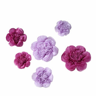 Transform Your Space with Lavender and Eggplant Giant Peony Paper Flowers