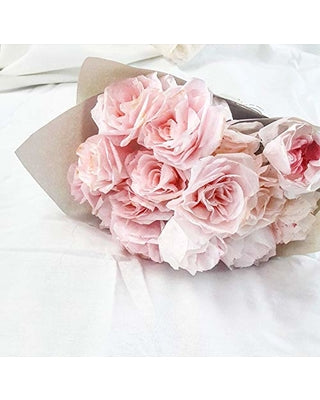6 Pack Natural & Cream Assorted Size Paper Peony Flowers - 7" | 9" | 11"