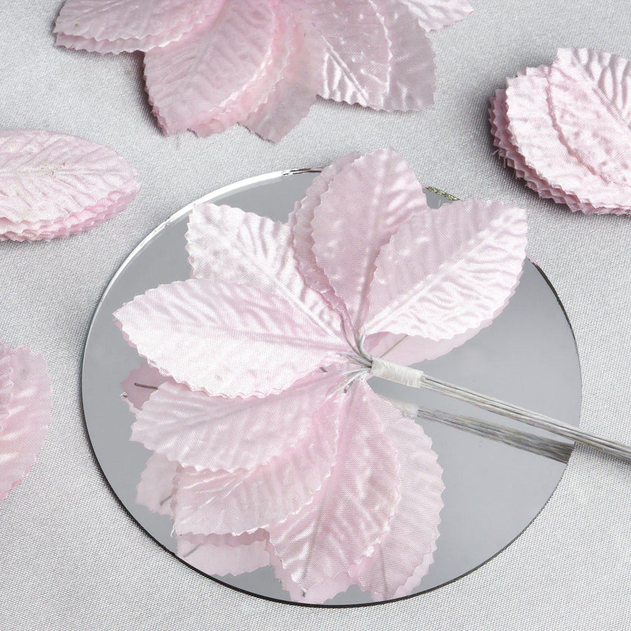 144 Burning Passion Leafs for Craft - Pink