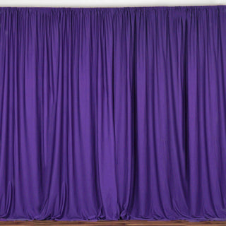 Create Unforgettable Memories with Our Purple Scuba Polyester Curtain Panel