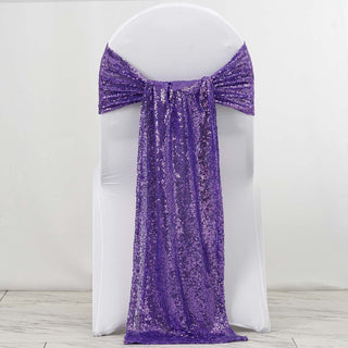 Premium Sequin Chair Sashes Premium Sequin Chair Sashes