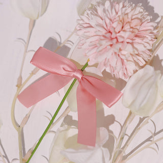 Elevate Your Event Decor with Dusty Rose Satin Ribbon Bows