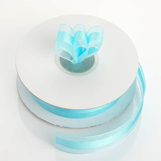 Enhance Your Event Decor with Turquoise Organza Ribbon
