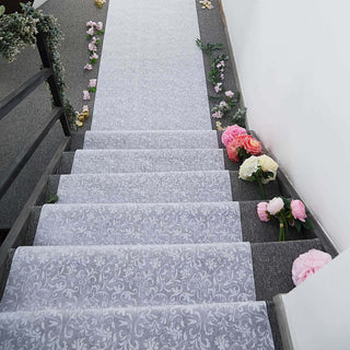 White Floral Lace Aisle Runner for Elegant Wedding Decorations White Floral Lace Aisle Runner for Elegant Wedding Decorations