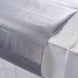 9Ft Silver Glamorous Diamond Print Table Runner, Disposable Paper Table Runner