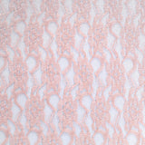 12" x 108" Dusty Rose Floral Lace Table Runner#whtbkgd