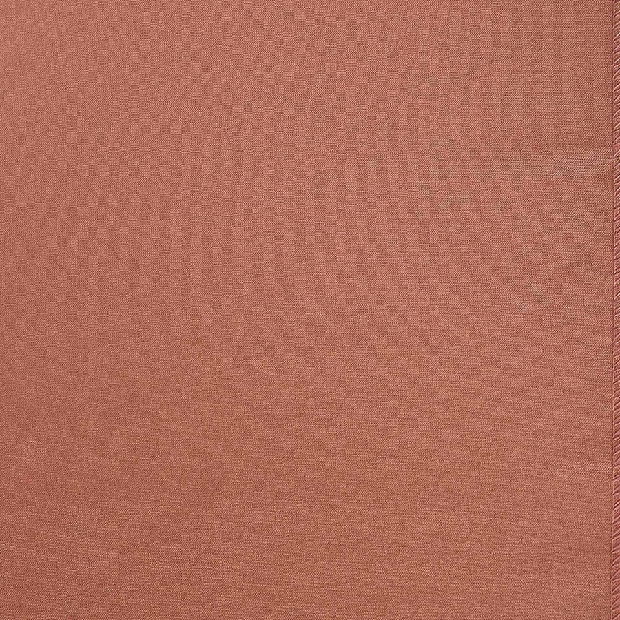  Terracotta (Rust) Polyester Table Runner#whtbkgd