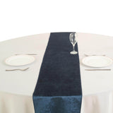 12" x 108" | Navy Blue | Premium Velvet Table Runner