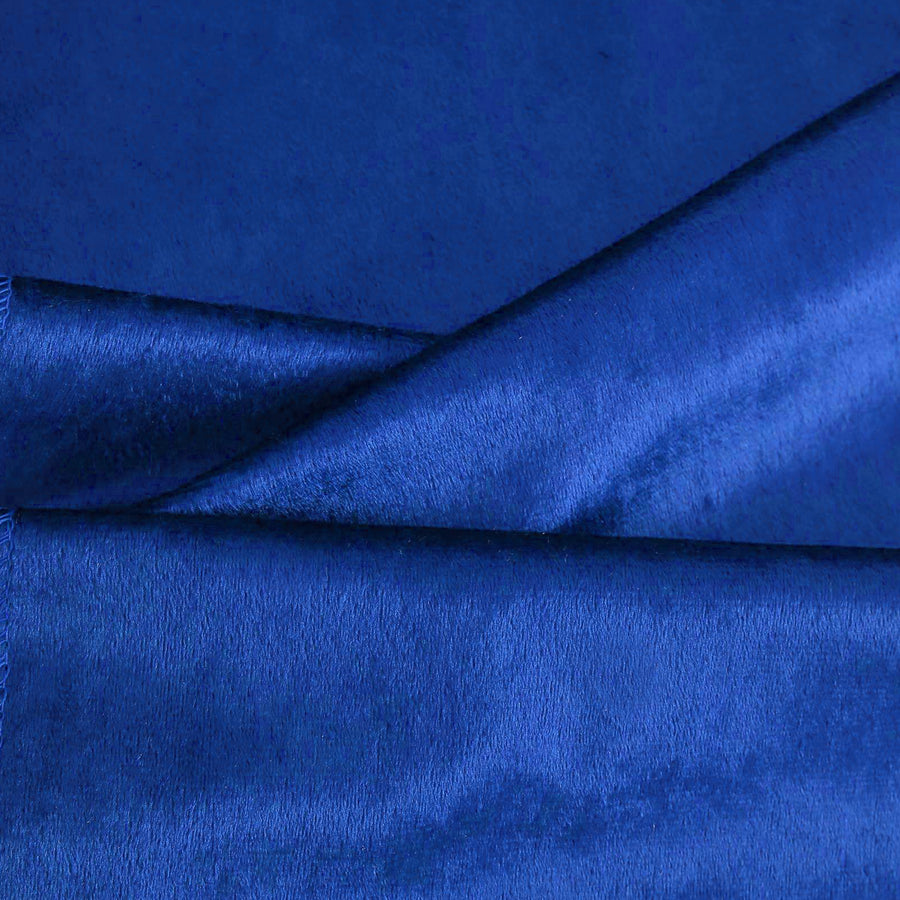 12" x 108" | Royal Blue | Premium Velvet Table Runner#whtbkgd