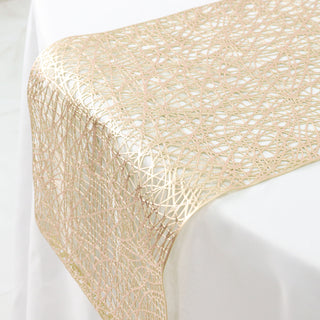 Enhance Your Table with the Decorative Gold Non-Slip Table Runner