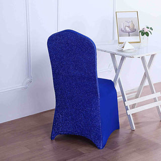 Durable and Practical: The Royal Blue Stretch Banquet Chair Cover Durable and Practical: The Royal Blue Stretch Banquet Chair Cover