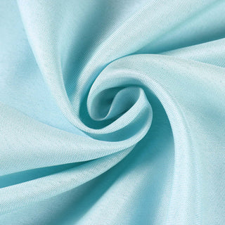 Light Blue Polyester Chair Sashes - The Perfect Addition to Your Event Decor