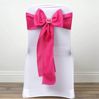 Unleash Your Creativity with Fuchsia Polyester Chair Sashes Unleash Your Creativity with Fuchsia Polyester Chair Sashes