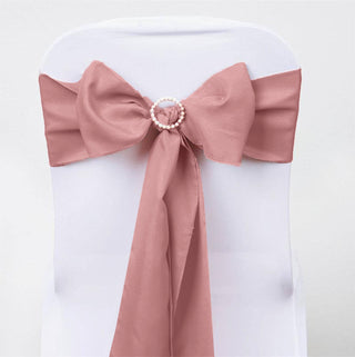 Create a Memorable Event with Dusty Rose Polyester Chair Sashes