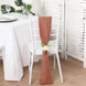 5 Pack 6"x108inch Terracotta (Rust) Polyester Chair Sashes