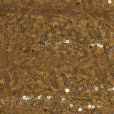 5 pack | 6x15 Gold Sequin Spandex Chair Sash#whtbkgd