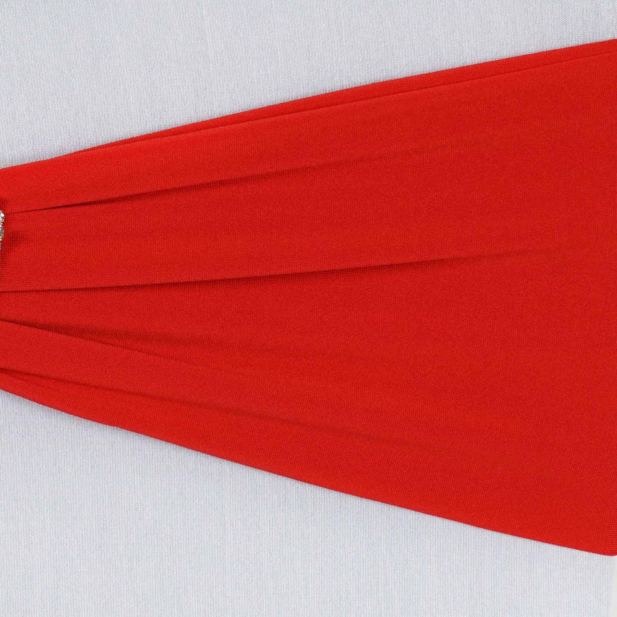 5pc x Chair Sash Spandex - Red#whtbkgd