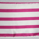 5pc x Lovable Satin Stripes Chair Sash - White /  Fuchsia#whtbkgd