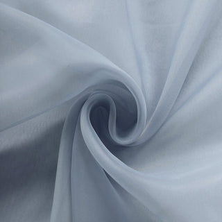 Create a Chic and Stylish Look with the 6ft Dusty Blue Premium Chiffon Table Runner