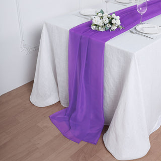 Premium Chiffon Table Runner for Every Occasion