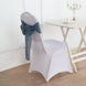 5 Pack | Blue Linen Chair Sashes, Slubby Textured Wrinkle Resistant Sashes