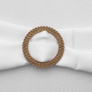 Add Glamour to Your Event with Antique Gold Diamond Circle Napkin Ring Add Glamour to Your Event with Antique Gold Diamond Circle Napkin Ring