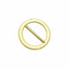 20 Pack | 2.5inch Gold Diamond Circle Napkin Ring Pin, Rhinestone Chair Sash Bow Buckle