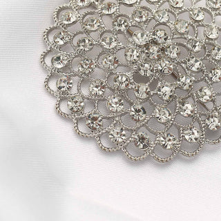 Transform Your Chair Decorations with the Rhinestone Chair Wrap Band Buckle Brooch