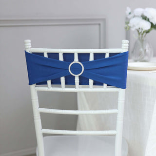 Create a Sumptuous Flair with Royal Blue Spandex Chair Sashes Create a Sumptuous Flair with Royal Blue Spandex Chair Sashes