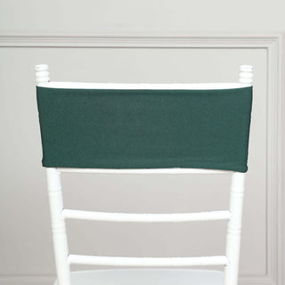 Add a Touch of Elegance with Hunter Emerald Green Spandex Stretch Chair Sashes Add a Touch of Elegance with Hunter Emerald Green Spandex Stretch Chair Sashes