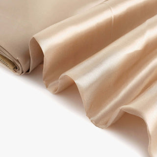 Unlimited Possibilities with Nude Satin Fabric Bolt Unlimited Possibilities with Nude Satin Fabric Bolt