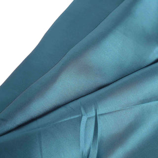 Peacock Teal Satin Fabric Bolt - Add Elegance to Your Events Peacock Teal Satin Fabric Bolt - Add Elegance to Your Events