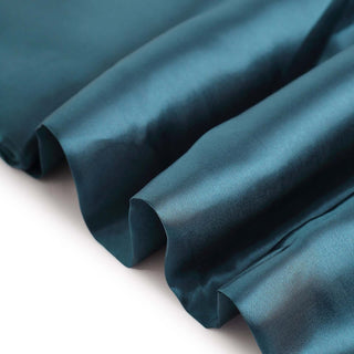 Unleash Your Creativity with Peacock Teal Satin Fabric Bolt Unleash Your Creativity with Peacock Teal Satin Fabric Bolt
