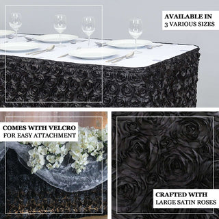 Create a Captivating Atmosphere with Black Rosette Elegance Create a Captivating Atmosphere with Black Rosette Elegance