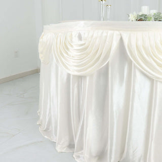 Transform Your Party Tables with the Double Drape Table Skirt Transform Your Party Tables with the Double Drape Table Skirt
