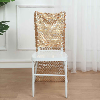 Elevate Your Event Decor with the Matte Champagne Chiavari Chair Slipcover